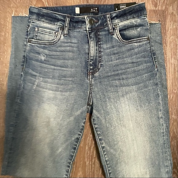 KUT from the Kloth Connie High-Rise Ankle Skinny Raw Hem size 0 jeans - Picture 8 of 14